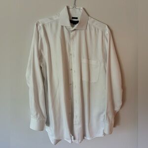 Pronto Uomo Non-Iron White Button Down Dress Shirt
